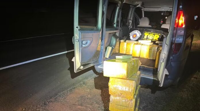 Foragido da Justiça tenta escapar de abordagem policial, mas acaba interceptado com mais de meia tonelada de maconha em Parapuã