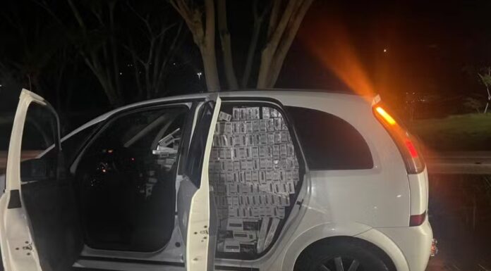 Fiscalização apreende 15 mil maços de cigarros estrangeiros em Santo Anastácio