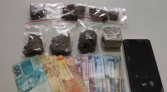 Rapaz tenta se desvencilhar de pochete com droga e acaba preso em flagrante por tráfico em Presidente Venceslau