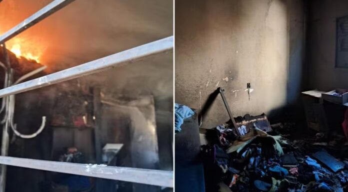 Homem é preso após ameaçar companheira, atear fogo na casa da família e tentar suicídio em Tupã