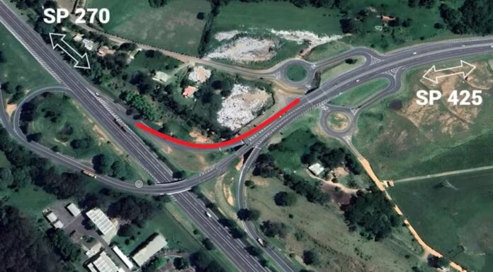 Alças de acesso entre as rodovias Assis Chateaubriand e Raposo Tavares são interditadas para obras em Presidente Prudente