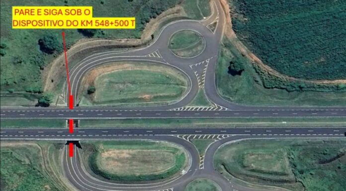 Trecho da Rodovia Raposo Tavares terá sistema ‘Pare e Siga’ para manutenção de viaduto, em Regente Feijó