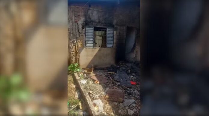 Bituca de cigarro em colchão causa incêndio e destrói casa em Bauru