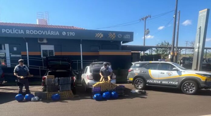 Dupla é presa com mais de meia tonelada de drogas em rodovia do interior de SP