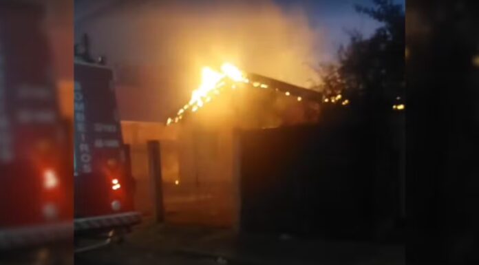 Mulher e bebê escapam sem ferimentos de incêndio em casa no interior de SP