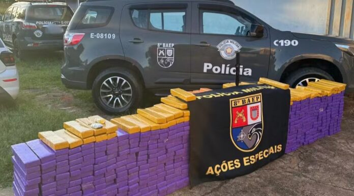 Suspeito morre em troca de tiros com a PM após abordagem a carro lotado de drogas no interior de SP
