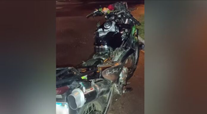 Motociclista morre após acidente com caminhonete durante chuva forte em Panorama