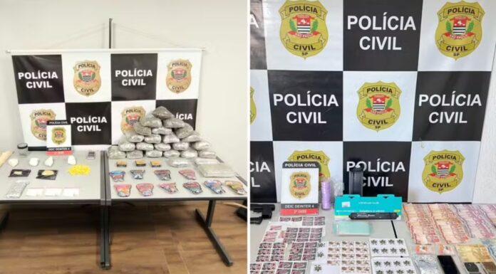 Operação prende suspeitos envolvidos com tráfico de drogas e lavagem de dinheiro em Bauru