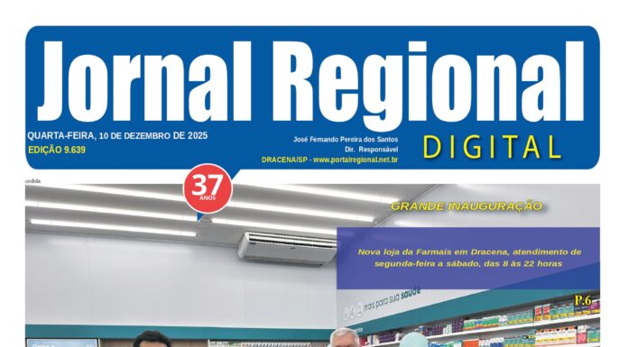 JORNAL REGIONAL, 10 DE DEZEMBRO DE 2025