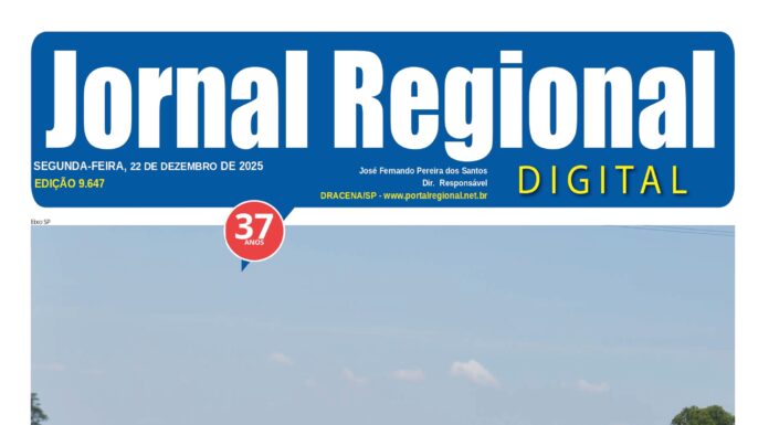JORNAL REGIONAL, 22 DE DEZEMBRO DE 2025