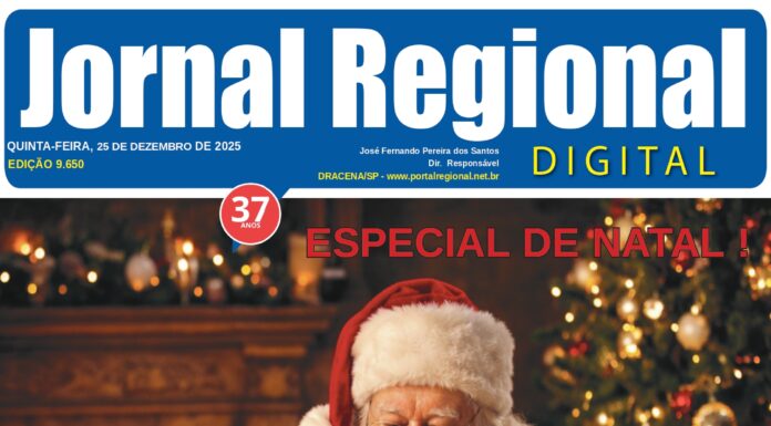 JORNAL REGIONAL, ESPECIAL DE NATAL 25 DE DEZEMBRO DE 2025