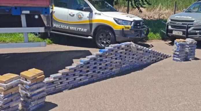 Motorista é preso com 258 kg de pasta-base de cocaína em caminhão na SP-327 em Ourinhos