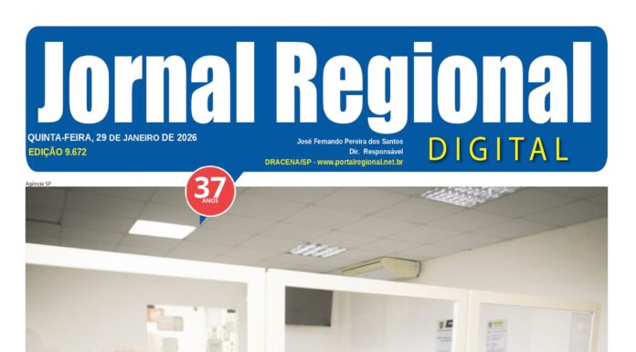 JORNAL REGIONAL, 29 DE JANEIRO DE 2026