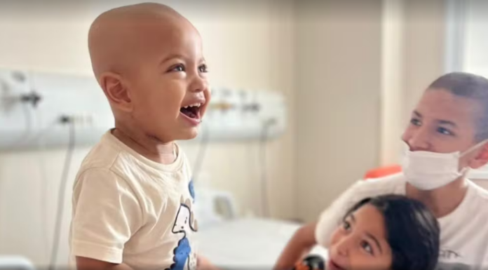 Com apenas 2 anos, criança precisa de doador de medula e família mobiliza campanha no interior de SP