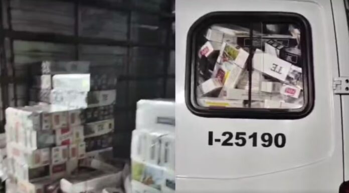Polícia encontra depósito com 15 mil pacotes de cigarros contrabandeados avaliados em R$ 750 mil no interior de SP