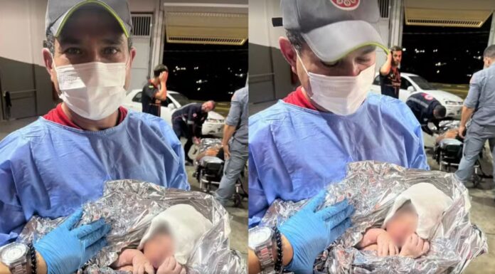 Bebê nasce em posto dos bombeiros e emociona equipe em Presidente Prudente