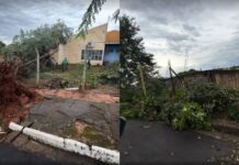 Temporal provoca alagamentos e estragos no Oeste Paulista; previsão indica mais chuva e ventos de até 75 km/h