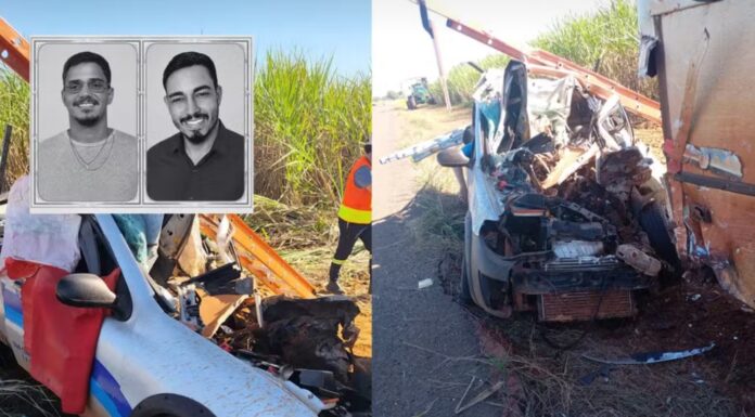 Batida entre carro e ônibus causa mortes em estrada vicinal de Paulicéia