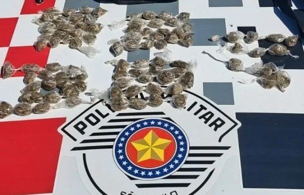 Polícia Militar apreende quase 100 porções de maconha em Flórida Paulista
