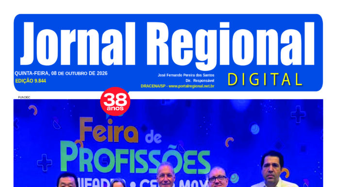 JORNAL REGIONAL, 08 DE OUTUBRO DE 2026
